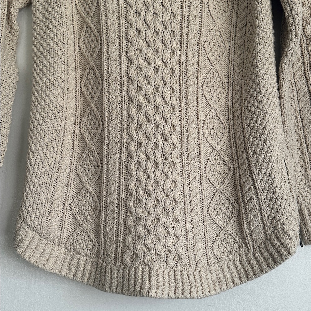 Women's Signature Cotton Fisherman Tunic Sweater, Fair Isle - Picture 7 of 9